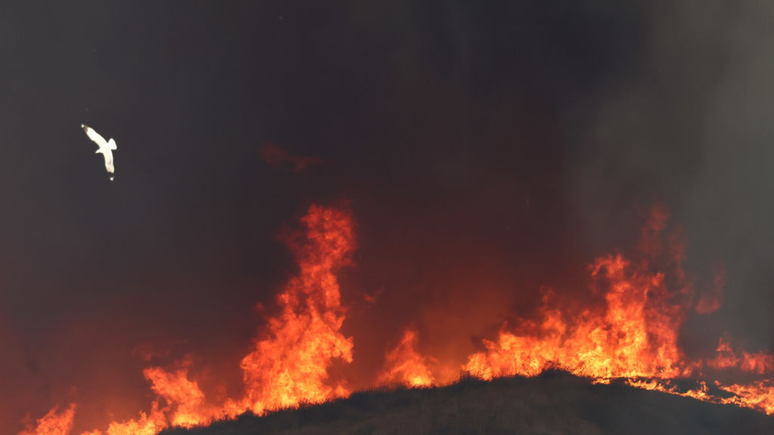 Incêndios florestais voltam a atingir Los Angeles nesta quarta-feira, 22, na região de Castaic