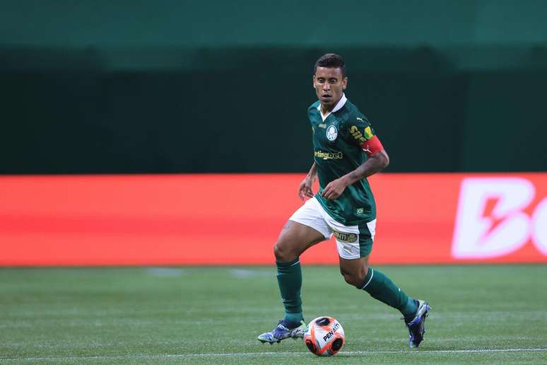 Marcos Rocha (Palmeiras) durante jogo contra a Portuguesa, no dia 15.01.2025 
