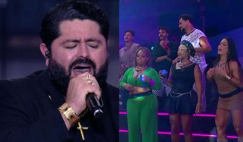 Pastor Fábio Lacerda 'prega' durante show de César Menotti e Fabiano no 'BBB 25', e web ironiza: 'Virou Record'.