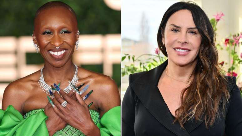 Cynthia Erivo (à esquerda) está a uma vitória no Oscar de ganhar as principais premiações do entretenimento, enquanto Karla Sofía Gascón se tornou a primeira atriz transgênero a ser indicada