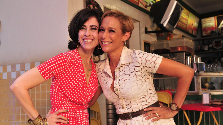 Fátima (Fernanda Torres) e Sueli (Andréa Beltrão) em 'Tapas e Beijos'