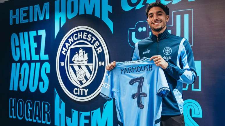 Omar Marmush lleva el número 7 en el Manchester City.