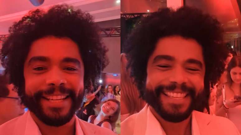 Diogo Almeida esteve na festa de 30 anos da CARAS