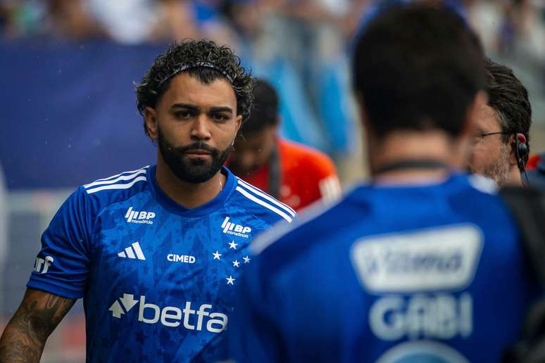 Gabigol estreia pelo Cruzeiro em jogo contra o Betim, pelo Campeonato Mineiro.