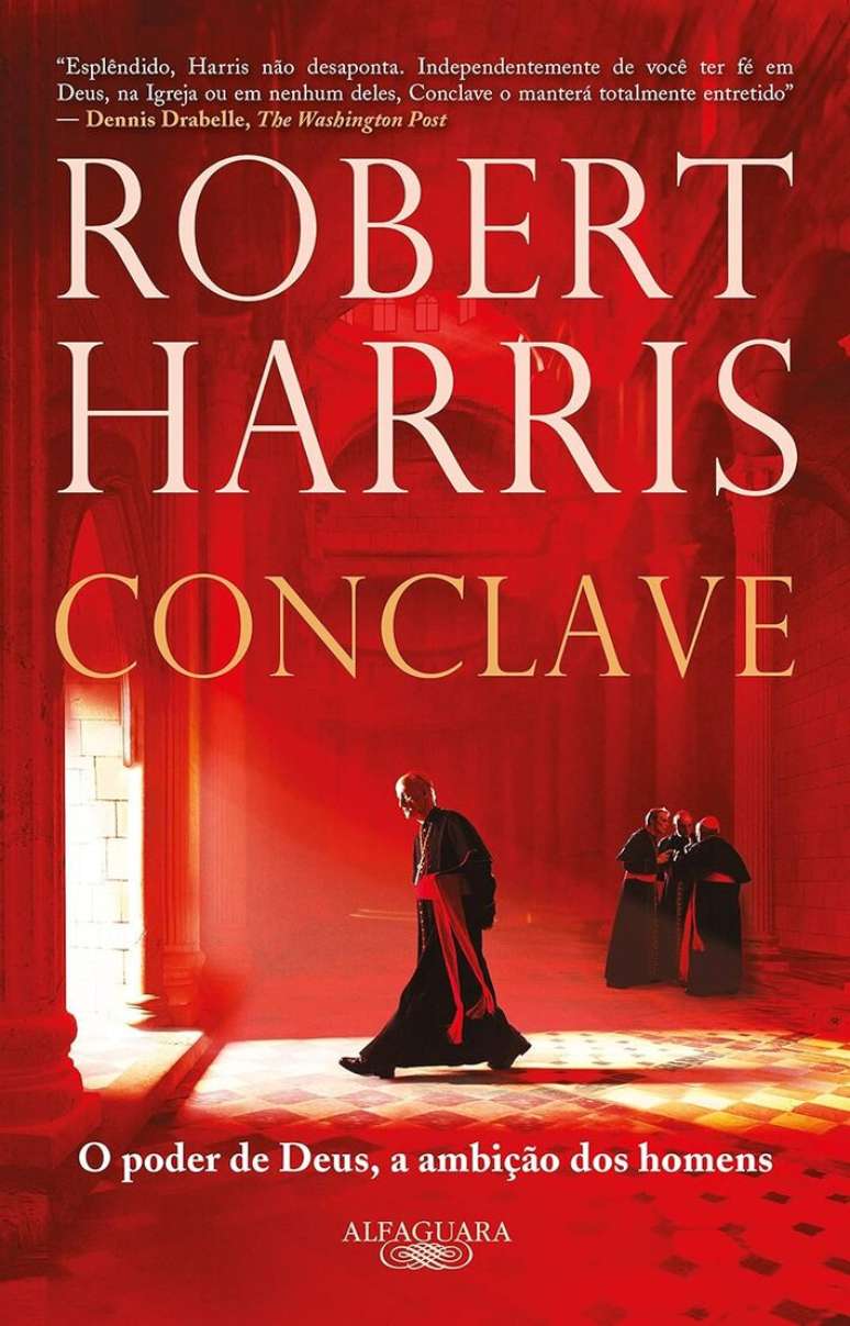 Capa do livro 'Conclave', de Robert Harris