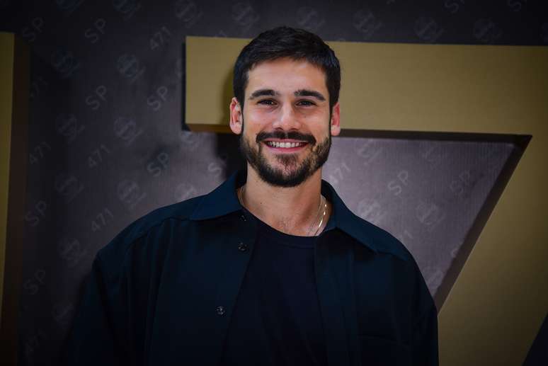 Nicolas Prattes em evento para comemorar o aniversário de São Paulo