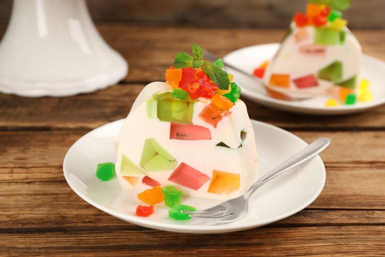 Gelatina colorida