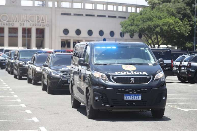 Viaturas da Polícia Civil de São Paulo