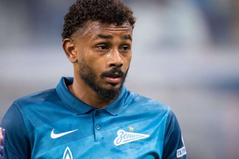 Wendel em ação com a camisa do Zenit 