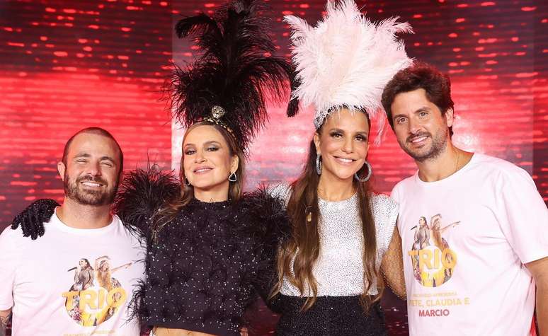 Fabio Almeida, Claudia Leitte, Ivete Sangalo e Márcio Pedreira