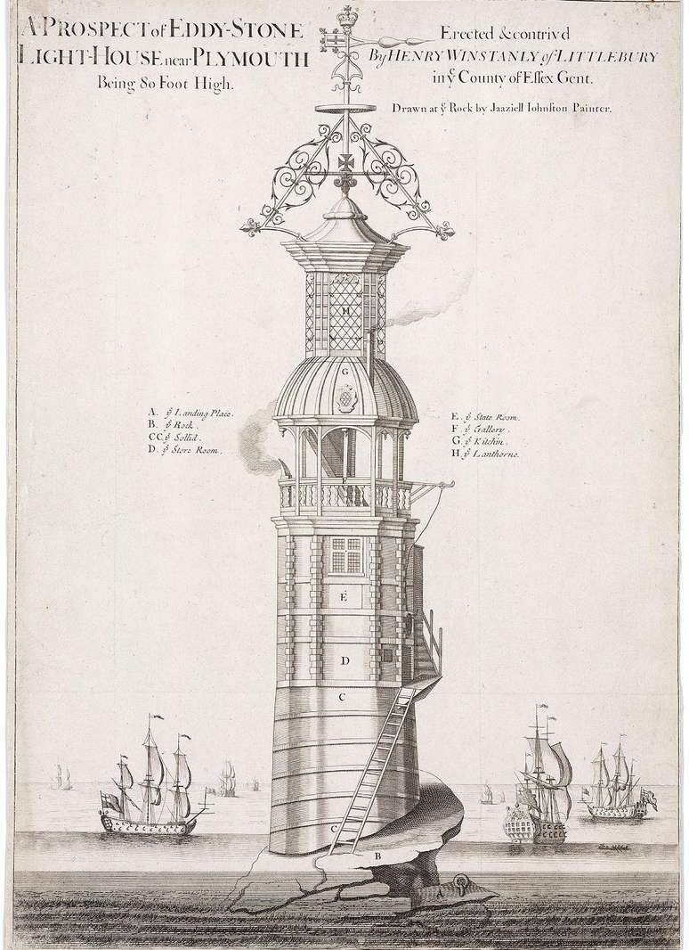 La primera versión del faro de Winsteini