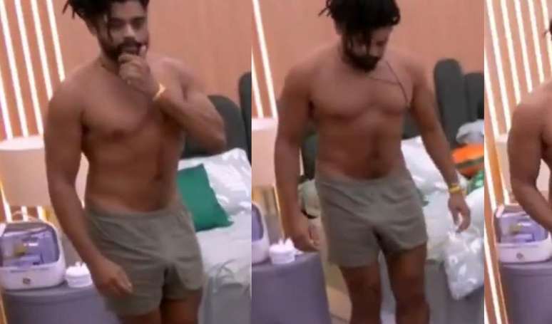 'Alline está bien servido': Diago Alamaida se despierta 'animado' y revuelve la web al mostrar demasiado en 'BBB 25'.