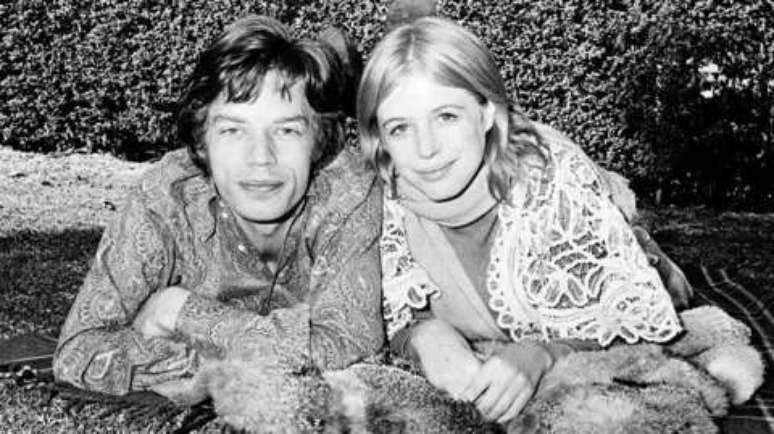 Getty Images | Mick Jagger e Marianne Faithfull fotografados em 1969