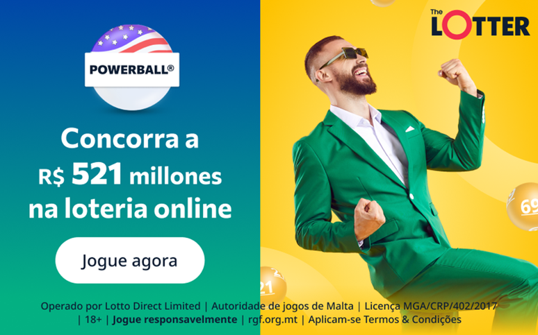 Powerball: sorteio de amanhã terá prêmio de R$ 520 Milhões; ainda dá tempo de participar