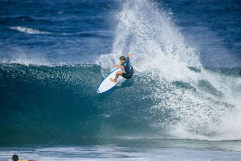 Joao Chianca surfando na WSL. 