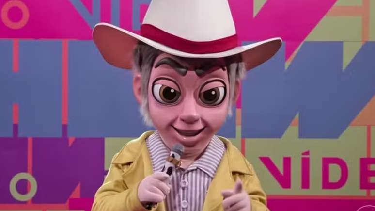 Bruno Mezenga no 'The Masked Singer Brasil'