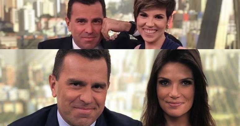 Bocardi com Gloria Vanique (acima) e Sabina Simonato, suas parceiras mais longevas no 'Bom Dia S&atilde;o Paulo': sem reclama&ccedil;&otilde;es