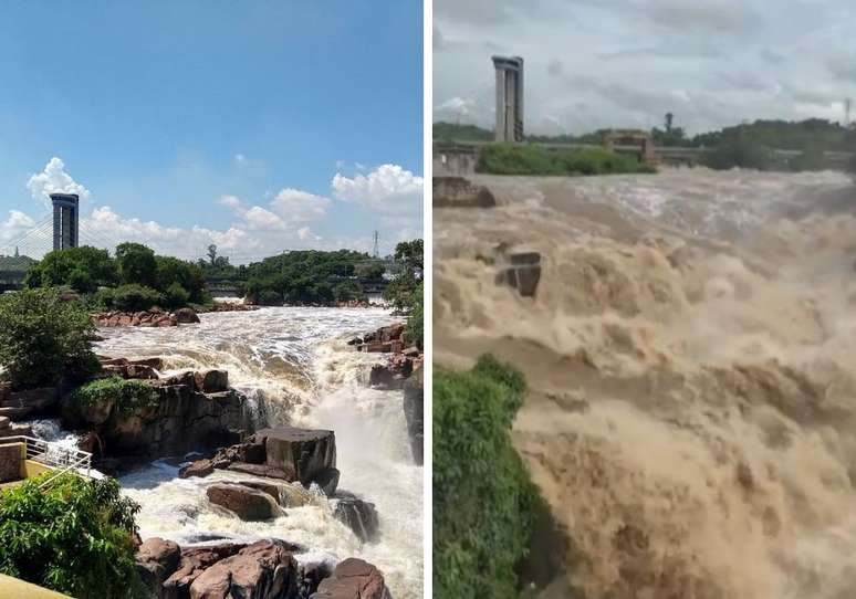 Cachoeira em Salto (SP)