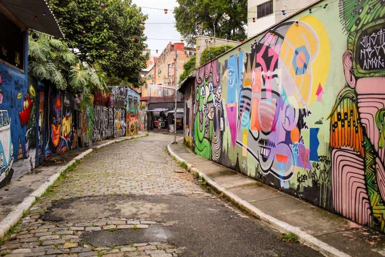 O Beco do Batman é um museu a céu aberto 