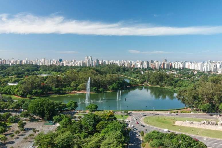 O Parque Ibirapuera é um refúgio no meio da cidade 