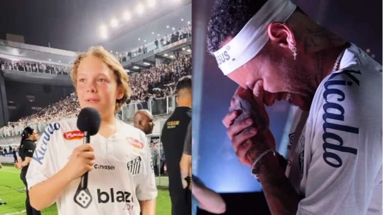 Neymar’s son reacts after his father’s return to Santos and surprises: “He was a child”