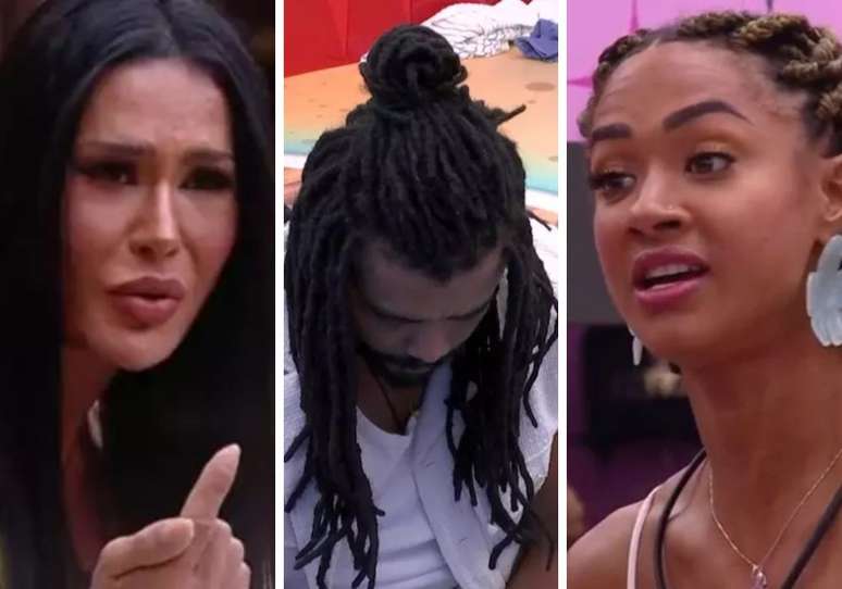 Gracyanne Barbosa, Diogo Almeida e Aline Patriarca