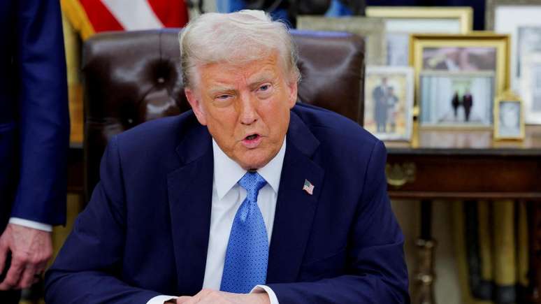 Trump desencadeou disputas tarif&aacute;rias com a China ao anunciar aumento de tarifas