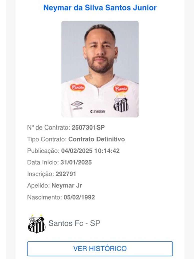 Neymar aparece en el BID y puede hacer su debut para Santos -