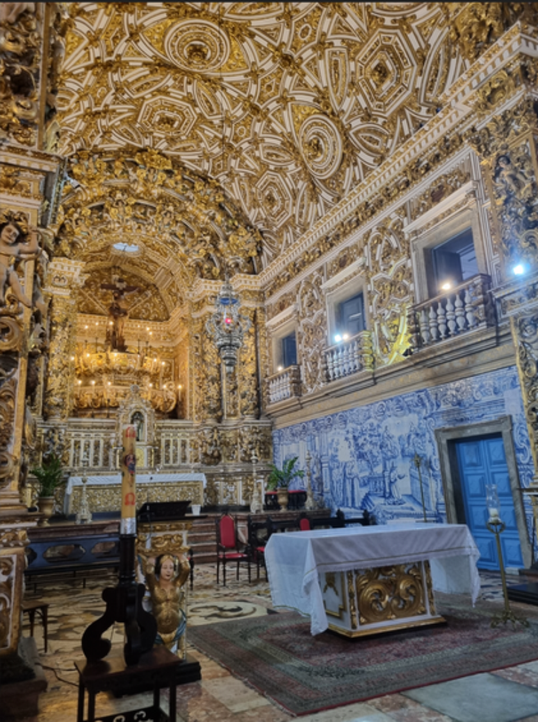 Igreja de São Francisco de Assis, que parte do teto desabou na tarde desta quarta-feira, 5.