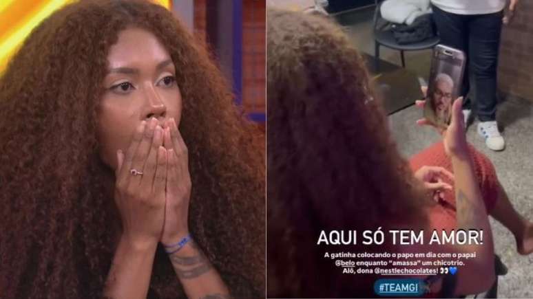 BBB25: Giovanna is a video call with Bella after the elimination: “Chat with Dad”