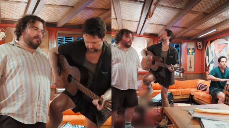 Jack Black, Selton Mello and Paul Rudd met behind the scenes of Jack Black, Selton Mello and Paul Rudd met behind the scenes of