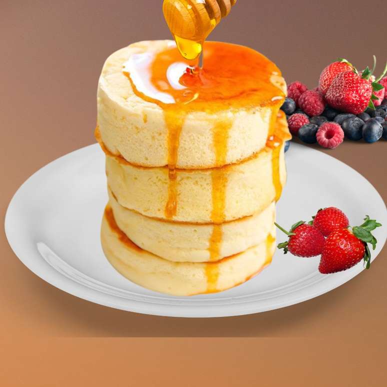 SOUFFLÉ PANCAKE (PANQUECA JAPONESA FOFINHA E AERADA)