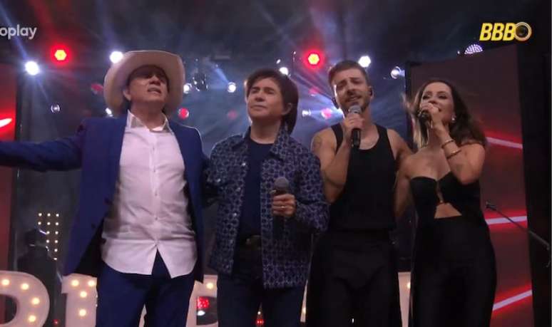 Show de Quarta no BBB 25 contou com Chitãozinho e Xororó, Sandy e Junior