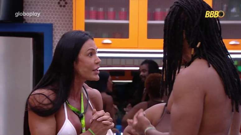 Gracyanne Barbosa e Diogo Almeida no 'BBB 25'