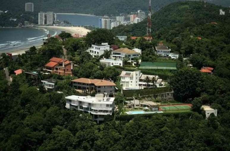 Morro de Santa Terezinha, onde Neymar comprou nova mansão – Fotos: Divulgação