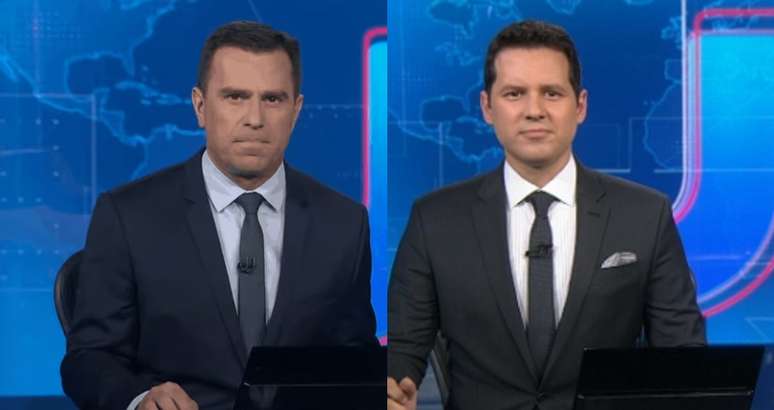 Rodrigo Bocardi e Dony De Nuccio: eles estavam na fila para uma vaga fixa no 'Jornal Nacional' até que um escândalo parecido resultou em saída abrupta da Globo