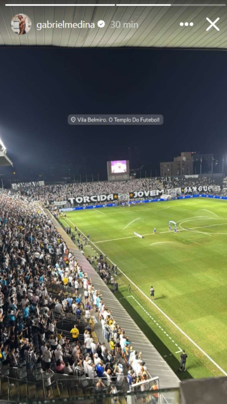 Gabriel Medina marcou presença no embate