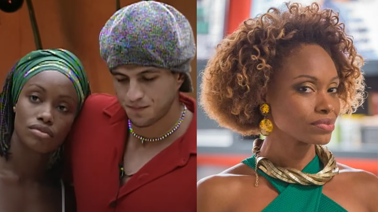 Vanessa ao lado de Kleber Bambam no BBB 1