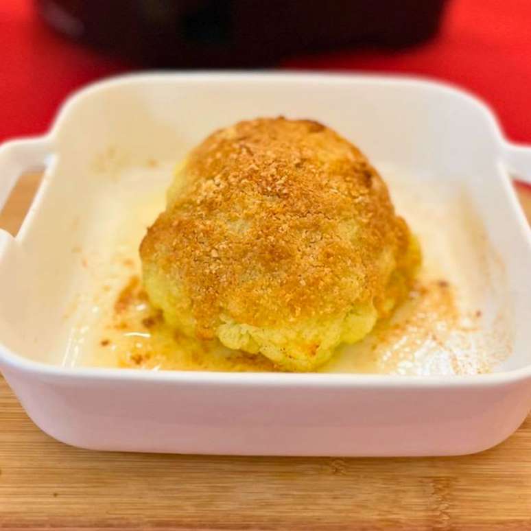 COUVE-FLOR AU GRATIN NA AIRFRYER