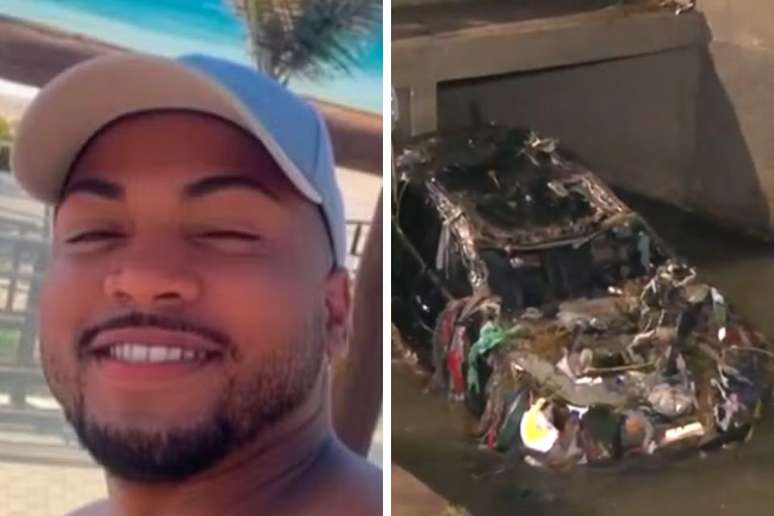 Erik Santos desapareceu, mas carro dele foi encontrado dentro de córrego após chuva