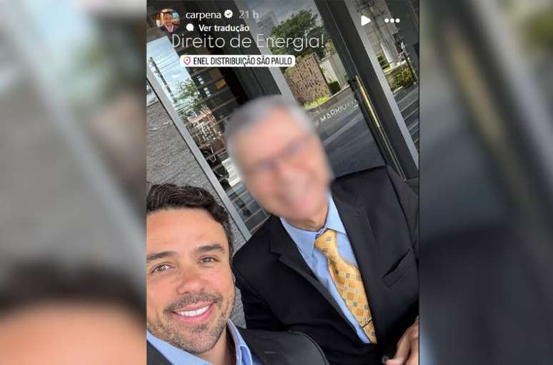 Márcio Carpena esteve no prédio da Enel, em São Paulo, na última quinta, 6