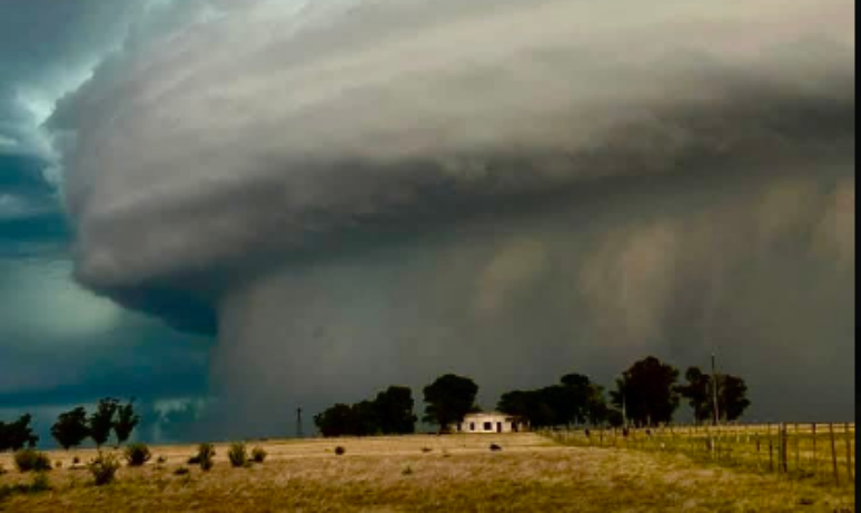 La lluvia de supercélulas de Uruguay está avanzando a Brasil; Mirar