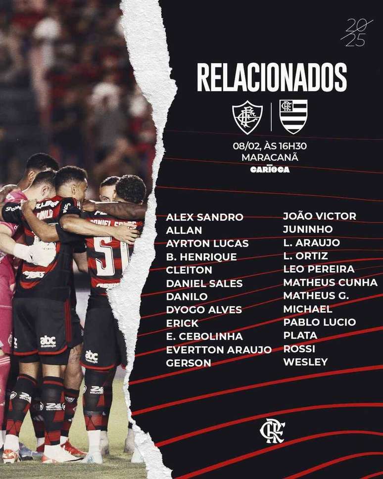 Flamengo Tryo Uroan no estará en contra de las culpas -