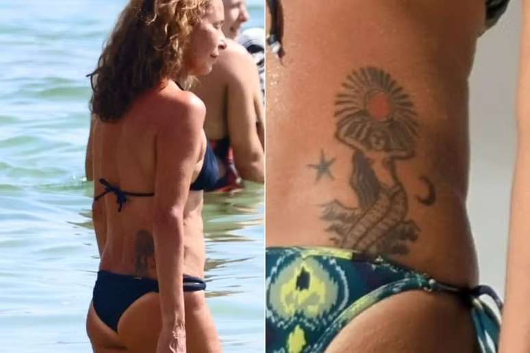 Andrea Beltr&atilde;o curte praia do Rio de Janeiro - AgNews