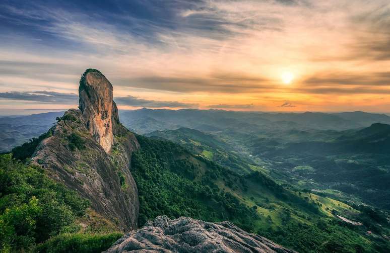 Pedra do Baú, em São Bento do Sapucaí 