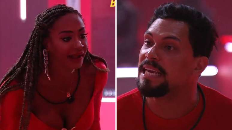 Aline briga com Vinícius durante festa do BBB 25