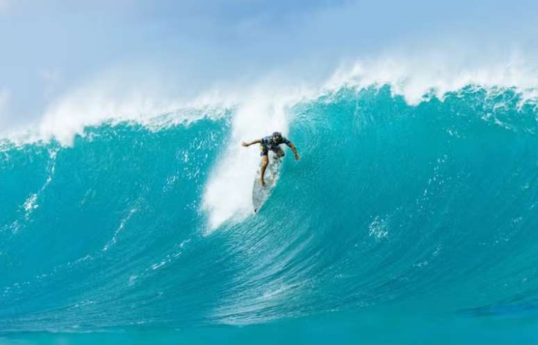 Ian Gouveia em ação pela WSL