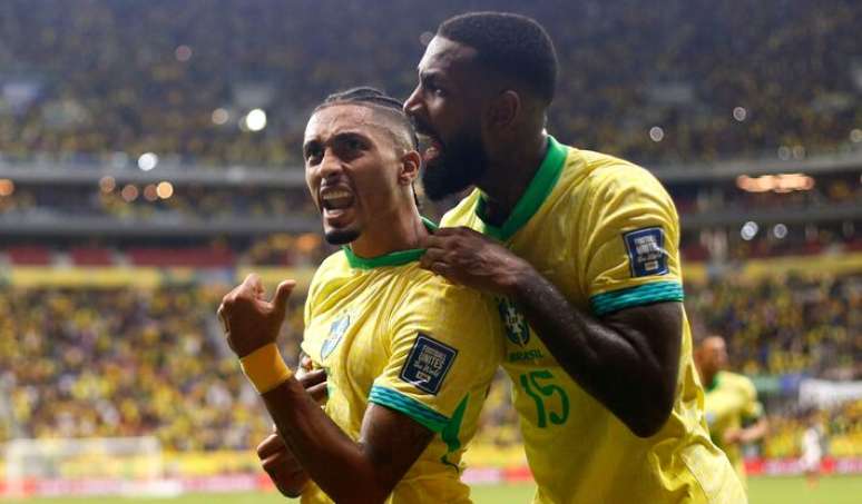 Ano de 2024 foi especial para Raphinha na seleção brasileira, sendo o artilheiro da equipe.