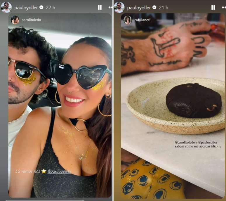 Últimos stories do Chef Paulo Yoller - Instagram
