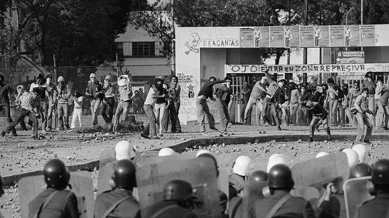 A Universidade Nacional da Colômbia foi palco de dezenas de manifestações e protestos ao longo da sua história